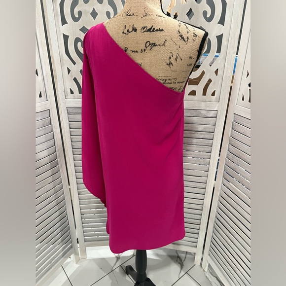 VICI Hot PINK Size M Cocktail Drape Dress - Picture 11 of 13
